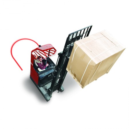 Red Semi-Circle Forklift Safety Lamp